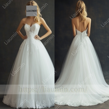 Load image into Gallery viewer, Customized Made Dress Wedding Evening Prom Formal Princess Dress C-18