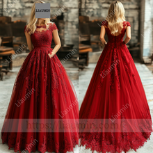 Load image into Gallery viewer, Customized Made Dress Wedding Evening Prom Formal Princess Dress C-19