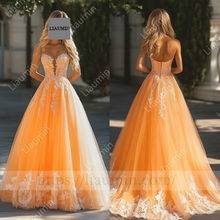 Load image into Gallery viewer, Customized Made Dress Wedding Evening Prom Formal Princess Dress C-19