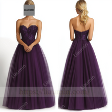 Load image into Gallery viewer, Customized Tulle and Lace Dress Wedding Evening Prom Formal Princess Dress C-20