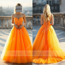 Load image into Gallery viewer, Customized Tulle and Lace Dress Wedding Evening Prom Formal Princess Dress C-20