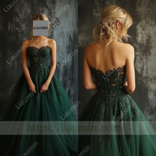 Load image into Gallery viewer, Customized Hnd Made Dress Wedding Evening Prom Formal Princess Dress C-21