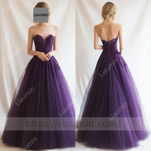 Load image into Gallery viewer, Customized Hand Made Dress Wedding Evening Prom Formal Princess Dress C-23