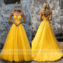 Load image into Gallery viewer, Customized Hand Made Dress Wedding Evening Prom Formal Princess Dress C-23