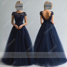 Load image into Gallery viewer, Customized Hand Made Dress Wedding Evening Prom Formal Princess Dress C-23
