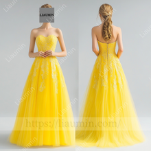 Load image into Gallery viewer, Customized Hand Made Dress Wedding Evening Prom Formal Princess Dress C-25