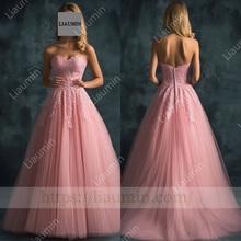 Load image into Gallery viewer, Customized Hand Made Dress Wedding Evening Prom Formal Princess Dress C-25
