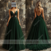 Load image into Gallery viewer, Customized Hand Made Dress Wedding Evening Prom Formal Princess Dress C-17
