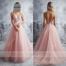 Load image into Gallery viewer, Customized Hand Made Dress Wedding Evening Prom Formal Princess Dress C-17
