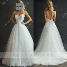 Load image into Gallery viewer, Customized Made Dress Wedding Evening Prom Formal Princess Dress C-18
