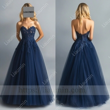 Load image into Gallery viewer, Customized Made Dress Wedding Evening Prom Formal Princess Dress C-18
