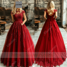 Load image into Gallery viewer, Customized Made Dress Wedding Evening Prom Formal Princess Dress C-19
