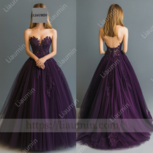 Load image into Gallery viewer, Customized Made Dress Wedding Evening Prom Formal Princess Dress C-19
