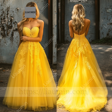 Load image into Gallery viewer, Customized Made Dress Wedding Evening Prom Formal Princess Dress C-19
