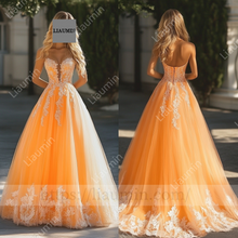 Load image into Gallery viewer, Customized Made Dress Wedding Evening Prom Formal Princess Dress C-19
