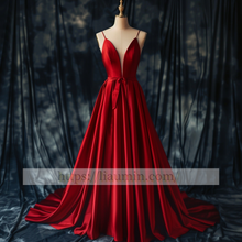Load image into Gallery viewer, Sexy Red Spaghetti Straps Short Evening Party Prom Formal Occasion Princess Dress W5-1.34
