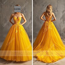 Load image into Gallery viewer, Customized Tulle and Lace Dress Wedding Evening Prom Formal Princess Dress C-20
