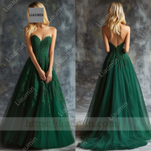 Load image into Gallery viewer, Customized Tulle and Lace Dress Wedding Evening Prom Formal Princess Dress C-20
