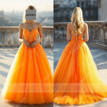 Load image into Gallery viewer, Customized Tulle and Lace Dress Wedding Evening Prom Formal Princess Dress C-20
