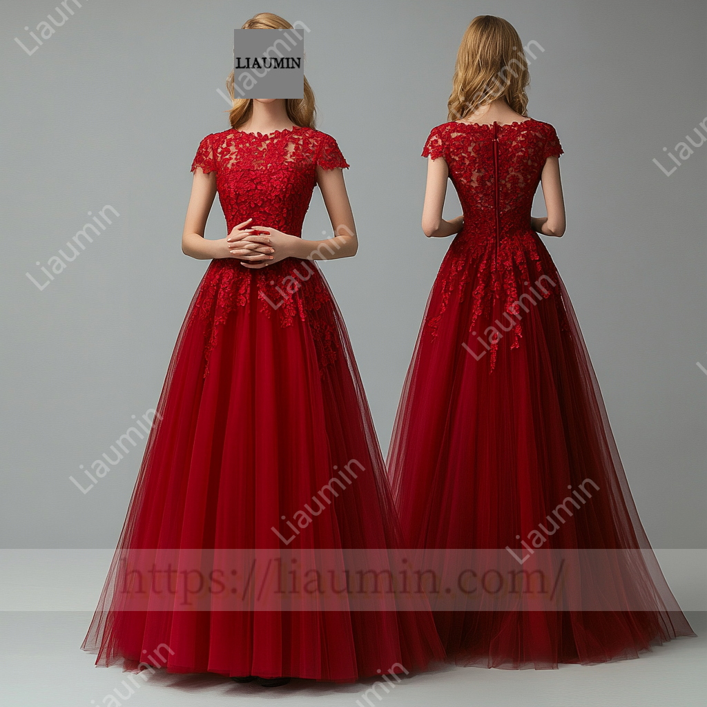 Customized Hnd Made Dress Wedding Evening Prom Formal Princess Dress C-21