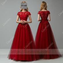 Load image into Gallery viewer, Customized Hnd Made Dress Wedding Evening Prom Formal Princess Dress C-21
