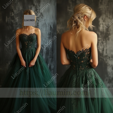 Load image into Gallery viewer, Customized Hnd Made Dress Wedding Evening Prom Formal Princess Dress C-21
