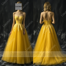 Load image into Gallery viewer, Customized Hnd Made Dress Wedding Evening Prom Formal Princess Dress C-22
