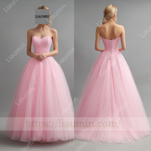 Load image into Gallery viewer, Customized Hnd Made Dress Wedding Evening Prom Formal Princess Dress C-22
