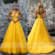 Load image into Gallery viewer, Customized Hand Made Dress Wedding Evening Prom Formal Princess Dress C-23
