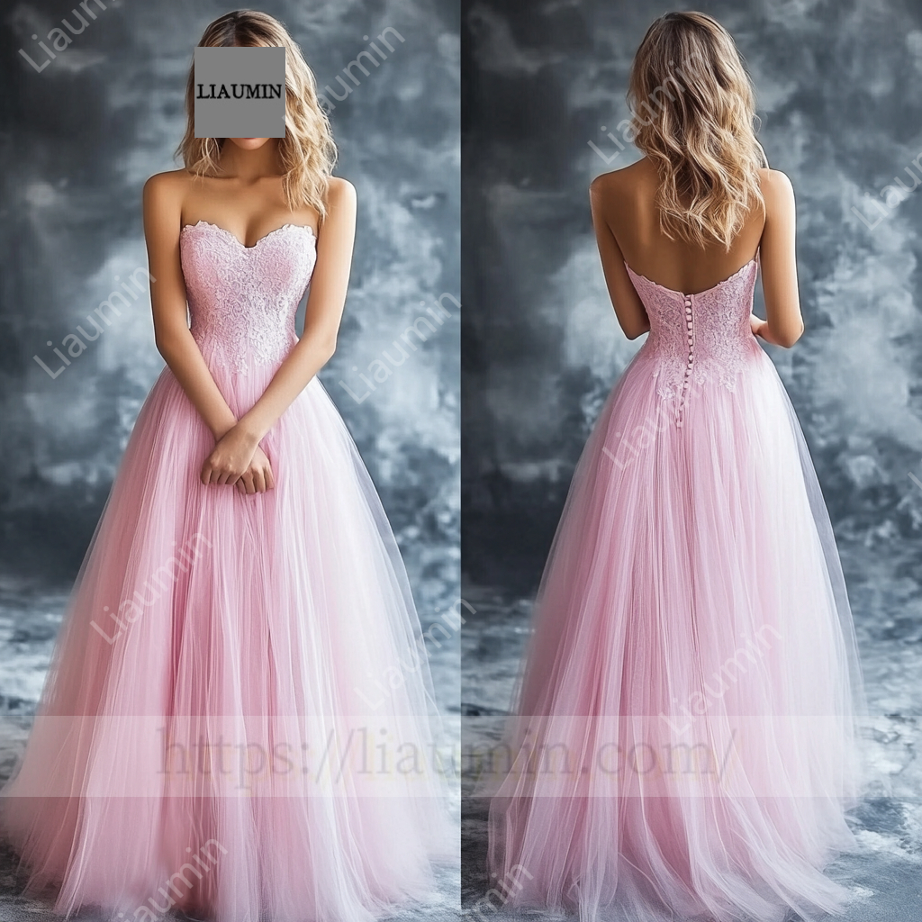 Customized Hand Made Dress Wedding Evening Prom Formal Princess Dress C-23