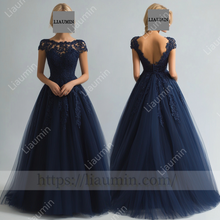 Load image into Gallery viewer, Customized Hand Made Dress Wedding Evening Prom Formal Princess Dress C-23
