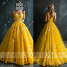 Load image into Gallery viewer, Customized Hand Made Dress For Wedding Evening Prom Formal Princess Dress C-24
