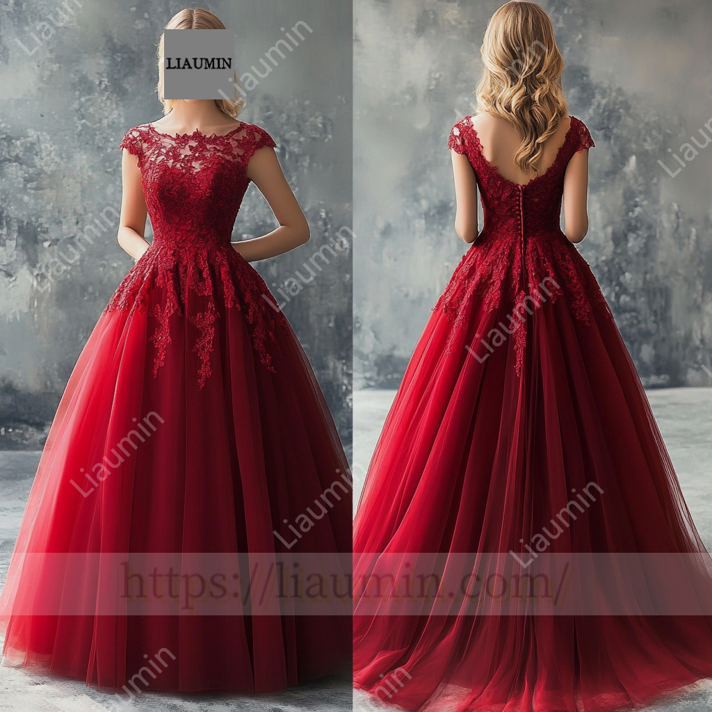 Customized Hand Made Dress Wedding Evening Prom Formal Princess Dress C-25