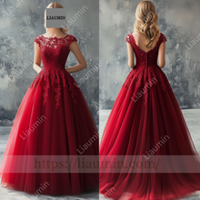 Load image into Gallery viewer, Customized Hand Made Dress Wedding Evening Prom Formal Princess Dress C-25
