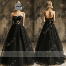 Load image into Gallery viewer, Customized Hand Made Dress Wedding Evening Prom Formal Princess Dress C-25
