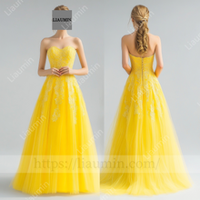 Load image into Gallery viewer, Customized Hand Made Dress Wedding Evening Prom Formal Princess Dress C-25
