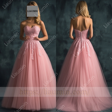 Load image into Gallery viewer, Customized Hand Made Dress Wedding Evening Prom Formal Princess Dress C-25
