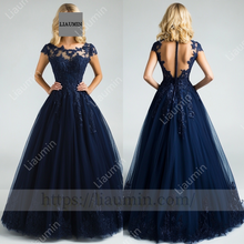 Load image into Gallery viewer, Customized Hand Made Dress Wedding Evening Prom Formal Princess Dress C-25
