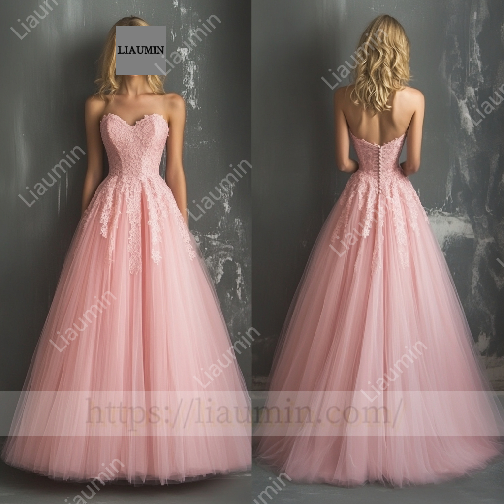 Customized Hand Made Dress For Wedding Evening Prom Formal Princess Dress C-26