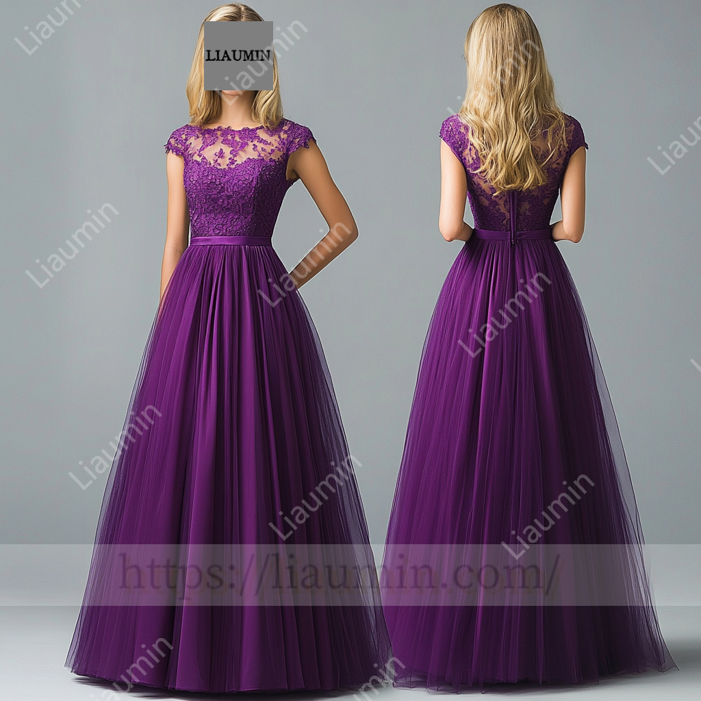 Customized Hand Made Dress For Wedding Evening Prom Formal Princess Dress C-26