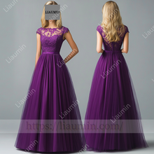 Load image into Gallery viewer, Customized Hand Made Dress For Wedding Evening Prom Formal Princess Dress C-26
