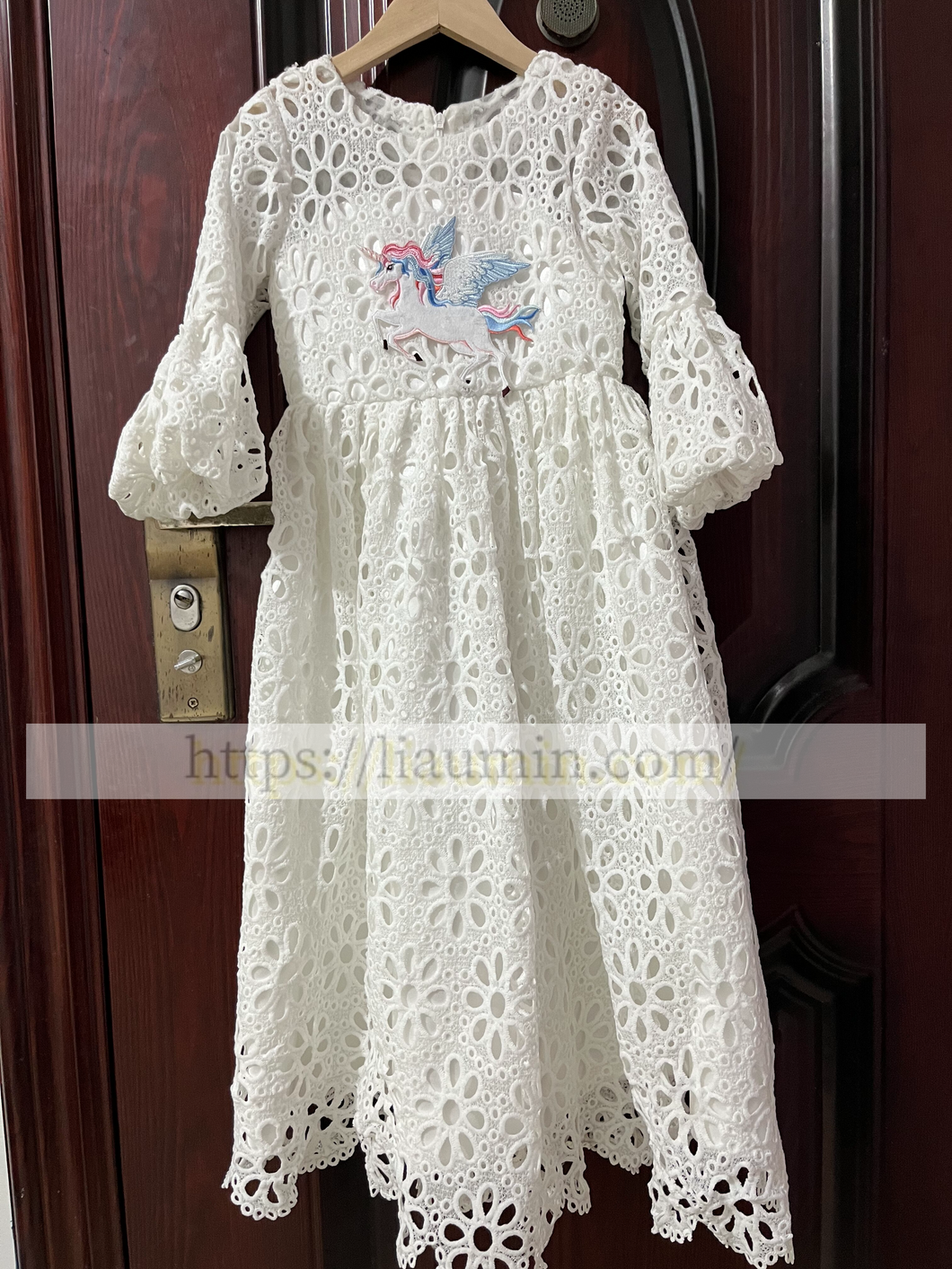 White Flower Girl Dresses for Weddings Tulle Princess Lace Half Sleeve Holy First Communion Gowns Party Pageant Clothes For Kids